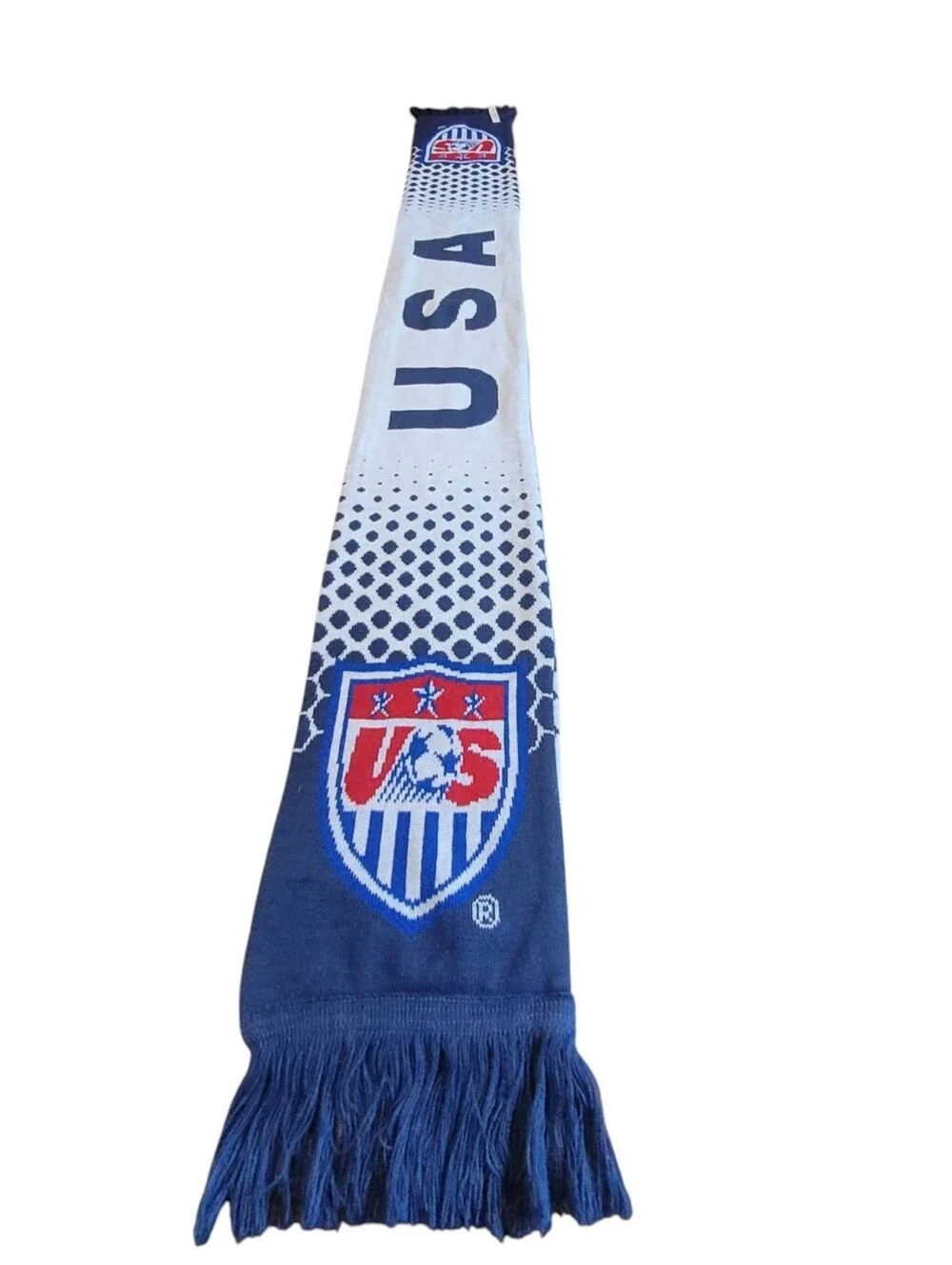US Soccer Team USA 2014 World Cup Supporter Scarf Red White Blue Official Fan